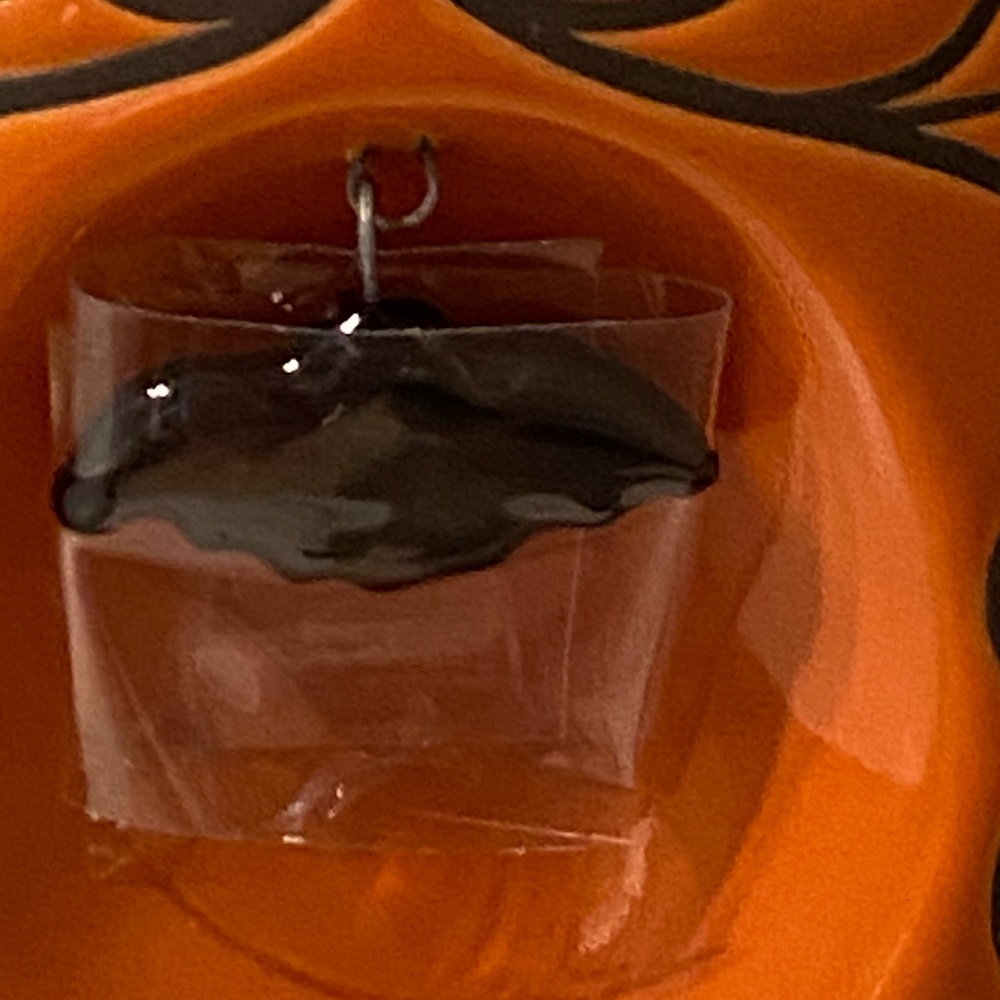 Rae Dunn Orange Bat Mug Double  Sided NWT Halloween - Picture 2 of 6
